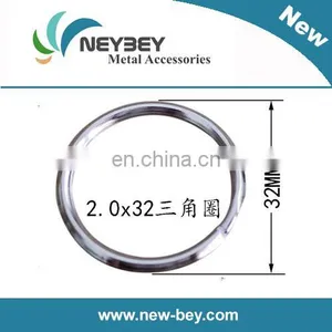 Cheap Metal Split Key Rings MKH in Flower Edge 25mm thumbnail-3