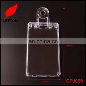 Factory New Designed Vertical Strong Rigid Plastic ID Card Holder thumbnail-1