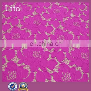 Lita New Arrival Black Fashion Nylon French Lace Fabric for Clothing thumbnail-4