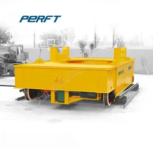 Carbon Steerable Heavy Load Ladle Transfer Car With Lifting Table for Industrial Material Handling thumbnail-5
