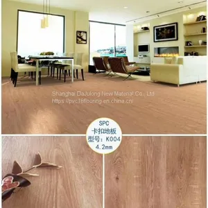 Environmental Vinyl Waterproof PVC SPC Flooring For Indoor Thickenss 4.2mm thumbnail-4