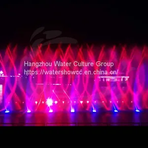 Laser Water Show Night Colorful Show With Music Dancing Fountain thumbnail-1