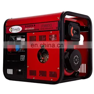 KAMA TYPE 5000 Watt 8500W Portable Dual Voltage Three Phase Diesel Generator for Sale thumbnail-1
