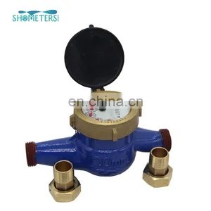 LXSG 25 Multi Jet Super Dry Type Cast Iron Flow Water Meter thumbnail-5