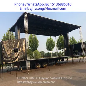 8.5 m Roadshow Mobile Stage Truck Trailer thumbnail-4