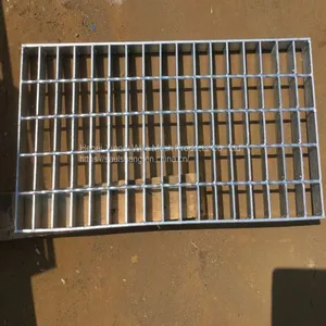 Hot Dip Galvanized Plain Bar Steel Grating, Serrated Bar Steel Grating thumbnail-3