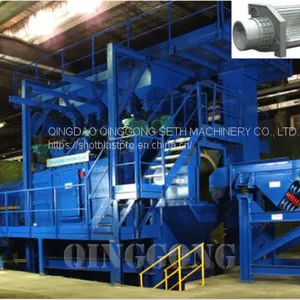 CONTINUOUS TUMBLE PASS-THRU SHOT BLAST MACHINE thumbnail-1