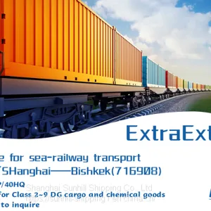 Shanghai to Bishkek Kyrgyzstan Container Sea Railway Freight thumbnail-1