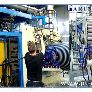HDPE Large Diameter Hollow Wall Winding Pipe Production Line thumbnail-2