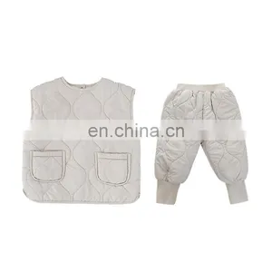 6279 Children Clothes Baby Clothing Cotton Sets Sleeveless Winter Vest thumbnail-1