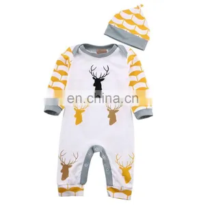 Autumn Baby Clothes Wholesale Baby Rompers Newborn Baby Romper thumbnail-1
