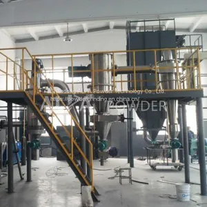 2-150 Microns Powder Milling Systems Fluidized Bed Opposed Jet Mill for Sale thumbnail-4