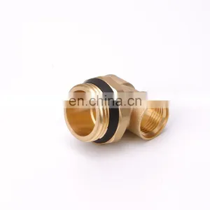 Male Tee Brass Pipe Fittings for Radiant Heating System thumbnail-2