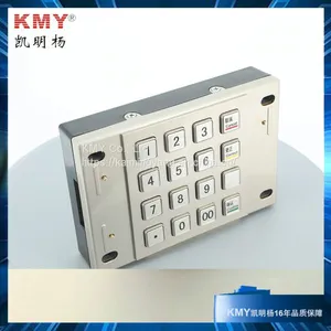ATM Pinpad (KMY3503A-1)Quality PCI EPP Industrial Metal Keypad Keyboard thumbnail-4