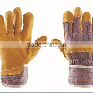 Low-price Safety Gloves/full Palm Leather Gloves thumbnail-1