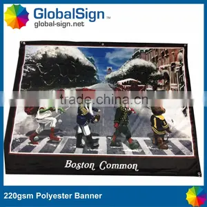 Advertising Knitted Polyester Banners With Pockets thumbnail-4