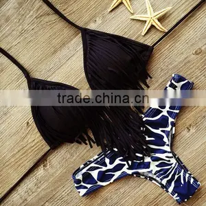 2016 Hot Sale Cheap Colorfull Sexy European Style Women's Bikini Style With Printing thumbnail-4