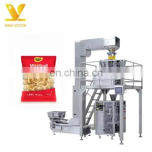 KV Vertical Automatic Multihead Weighing Filling Beans Corns Grains Rice Coffee Foods Snacks Packing Machine thumbnail-1