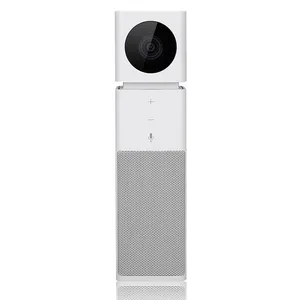 CIW Cube White 1080 USB LED Light Ring Touch Screen Camera Speaker Microphone All-in-One Conference Video Camera thumbnail-1