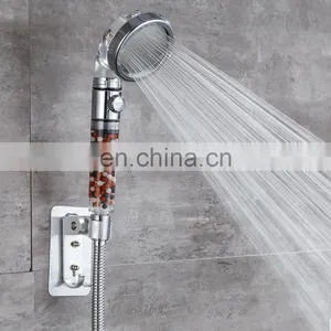 Handheld Ionic on off Shower Head High Pressure Water Saving Filter 3-Layer Filtration Hand Shower thumbnail-4