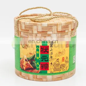 Round Eco-packaigng Bamboo Boxes Cardboard Packaging thumbnail-1