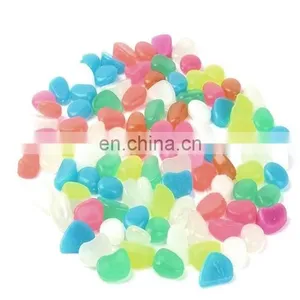 Glow In Dark Resin Stone Luminous Pebble For Fish Tank /Home Decor - Multicolor thumbnail-1