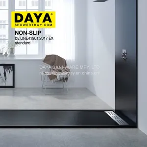 New!L-shape Resin Regular Shower Tray for Bothroom,Boat,Train and Public Mobile Toilet thumbnail-1