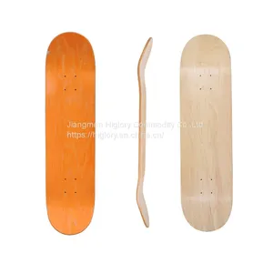 Custom Athletic Pro 7 Ply 100% Northeast Maple Veneer Blank Skateboard Deck thumbnail-3