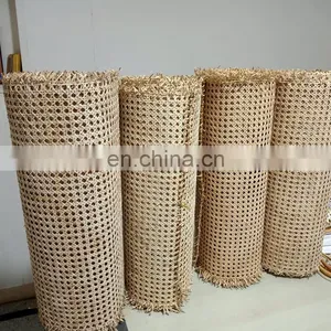 Good Price Non-Toxic Round Malaysia Handicrafts Manau Raw Material Webbing Rattan Roll Rattan Cane thumbnail-5