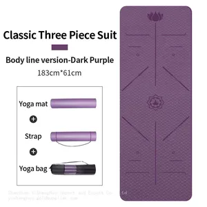 Tpe Yoga Mat Amazon Eco Friendly Exercise & Workout Agaro Yoga Mat thumbnail-5