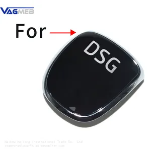 For Skoda Octavia Superb Fabia Yeti DSG Gear Shift Knob Leather Side Cover Interior Accessories thumbnail-3