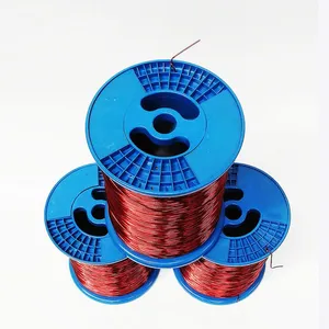 IEC-60317 Enameled Aluminum Coil Wire SWG 6-32 Solid Flat Round Wire With Insulation Coating for Fan Motor Winding thumbnail-6