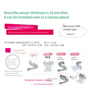 Japanese Tech-try Liquid Leakage Detector Sensor Tfp-t-a-2m-r (op-1), Hirayama Trading thumbnail-2