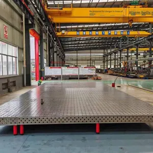 Anti-deformation Civil Air Defense Welded Platform, High Wear-resistant Cast Iron Platform, Large Quantity of Spot Goods, Junyuan thumbnail-2