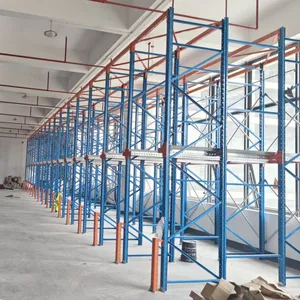 Customized Powder Coated Steel Drive in Warehouse Storage Rack thumbnail-2