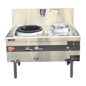 Economic One Wok One Warmer Commercial Gas Burner 34kW Heat Load 220V 50Hz thumbnail-1