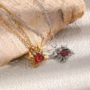Custom 316L Stainless Steel Necklace & Pendant – Anti-Tarnish, Waterproof, Factory Price, 2-Year Warranty thumbnail-4