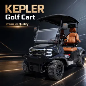 Kepler Smart Connect 4 Passenger Golf Car With GPS Fleet Management System 72V Lithium AC Motor Electric Golf Cart thumbnail-2
