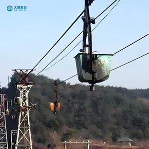 Daqin Industrial Material Ropeway: Gondola Lift Daqin Cable Car Ropeway: Aerial Tramway + Gondola Lift + Material Ropeway for Mining Cableway thumbnail-5