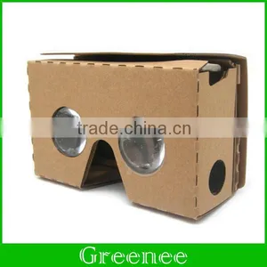 Google Yellow Cardboard VR V2.0 Virtual Reality DIY 3D Glasses for Smartphone With Headband thumbnail-5