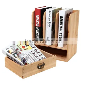 High Quality Wooden Desk Organizer Wooden Storage Box thumbnail-4