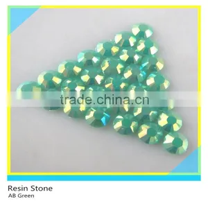 Resin Stone for Clothing AB Green Round Ss10 3mm 500 Gross Package thumbnail-1