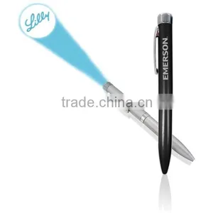 Most Popular Led Logo Projector Pen , Office and School Supplies Led Flashlight Ball Pen , Promotional Led Pen With Different thumbnail-1
