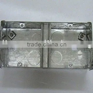Metal Junction Box Two Gang (cable Junction Box,G.I.box) thumbnail-1