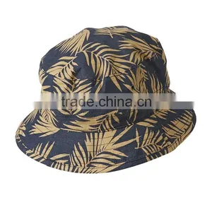 Custom Fashion Tie Dyed Marijuana Bucket Hat thumbnail-2