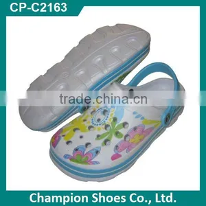 EVA Injection Cross Shoes With Water Transfer Printing thumbnail-4
