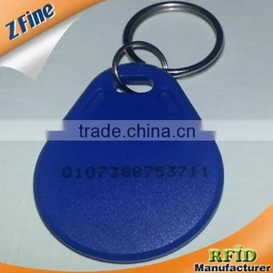 Custom RFID Key Fob Waterproof RFID Key Fob With Ring thumbnail-1