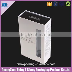 Black Pearl Paper Printing Cosmetic Cardboard Box With Transparent Window thumbnail-4