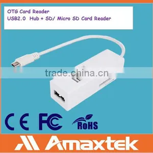 Amaxtek Micro USB OTG Connection Kit and 3 in 1 Card Reader for Andorid Phone thumbnail-1