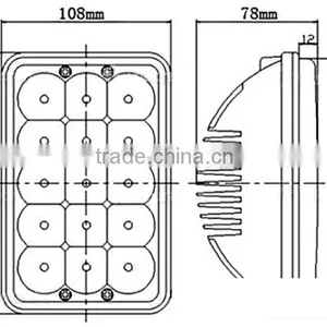 45W LED Working Light Bar thumbnail-2